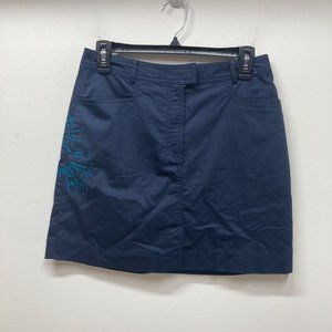 Nike golf fit dry blue skort athletic workout skirt 4